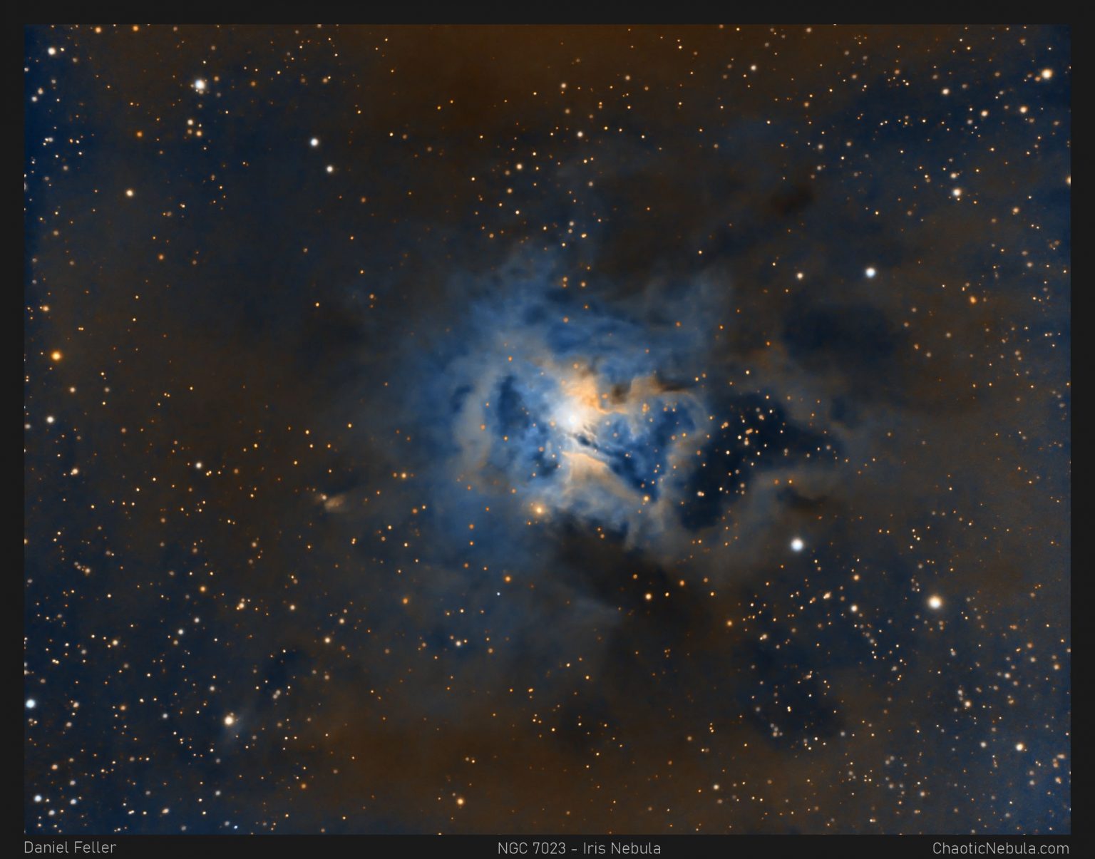 NGC 7023 – The Iris Nebula - Chaotic Nebula