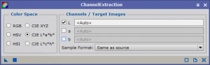 Channel extraction luminance