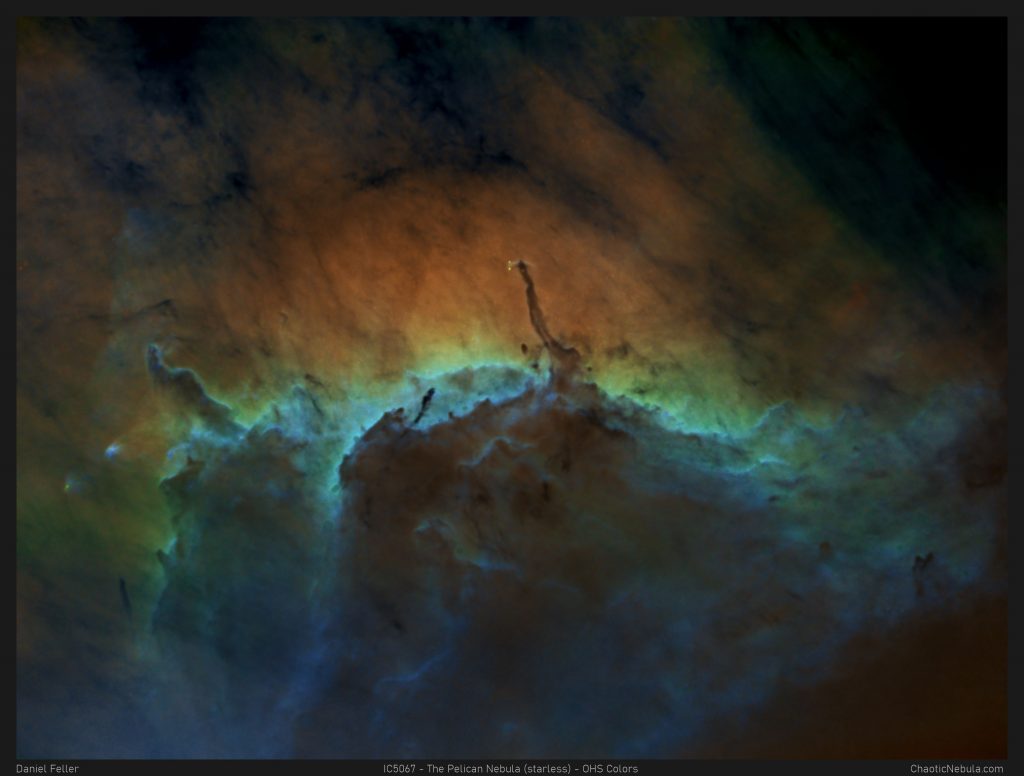 IC 5067 - The Pelican Nebula (Starless) (OHS) 