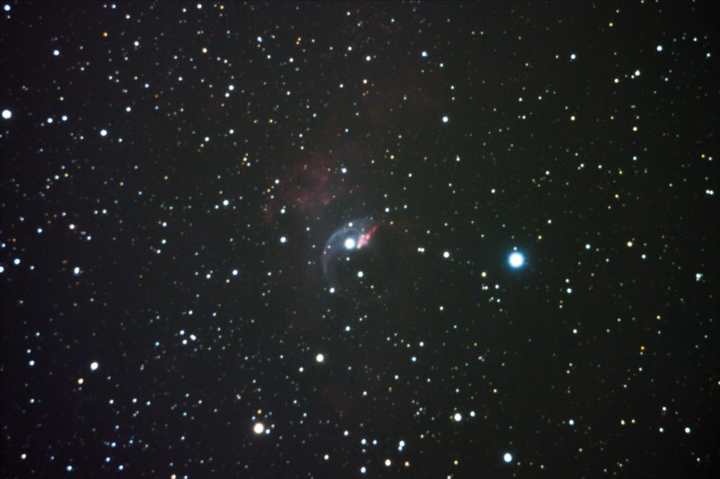 NGC 7635 - The Bubble Nebula imaged in 2015