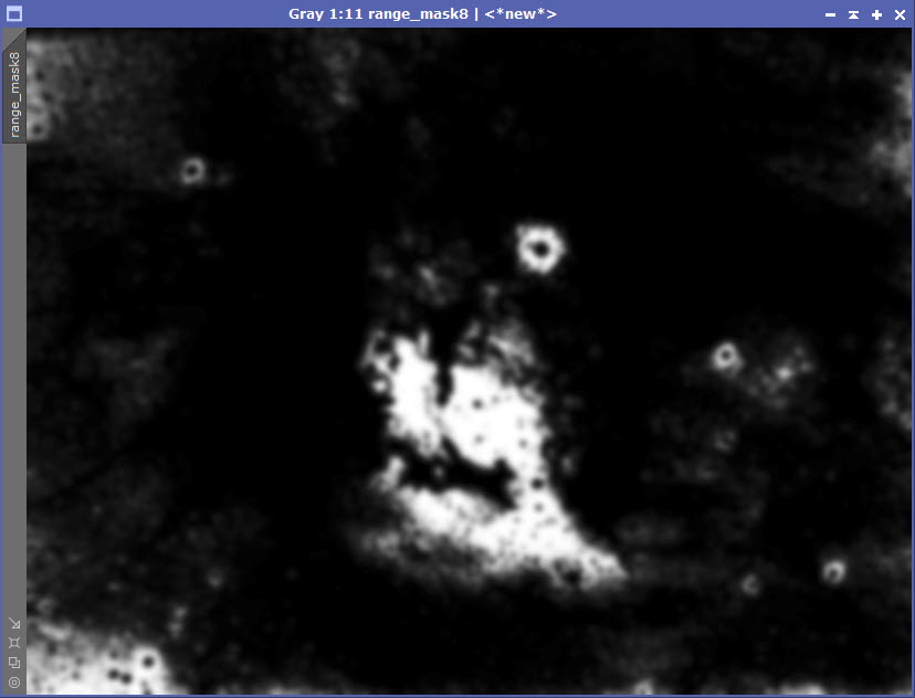 NGC 7635 Blue Mask - Range Mask