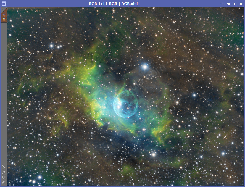 NGC 7635 - Color Saturation 2
