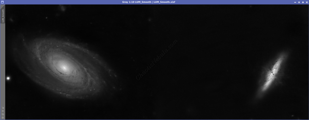 M81 & M82 - Background Smoothing
