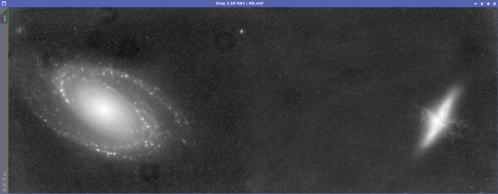 M81 & M82 - HA - Starnet