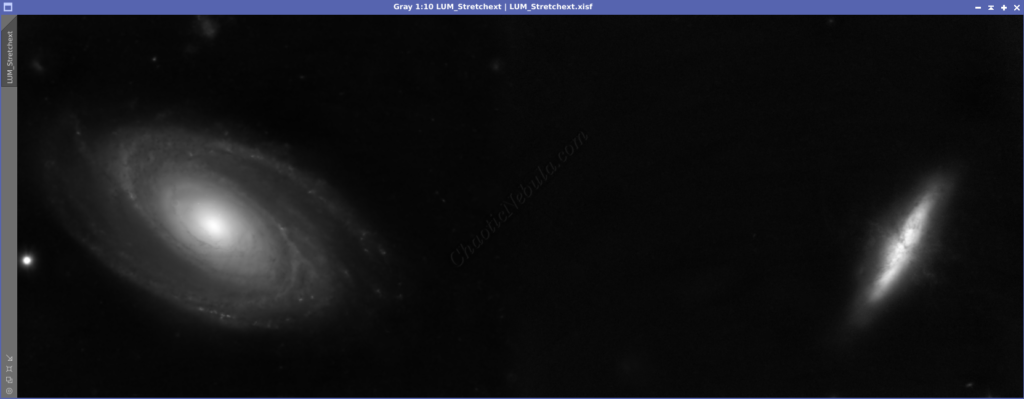 M81 & M82 - Luminance Enhanced Stretch