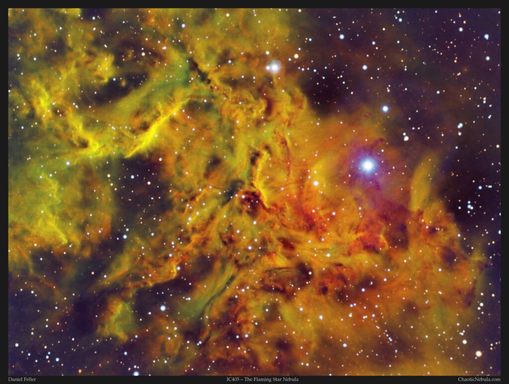 IC405 - The Flaming Star Nebula
