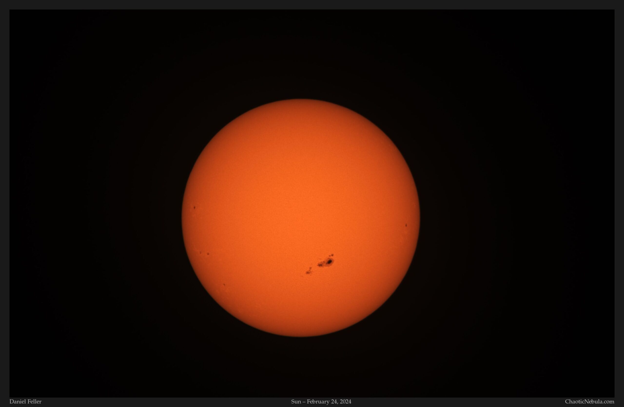 Read more about the article My First Image of the Sun