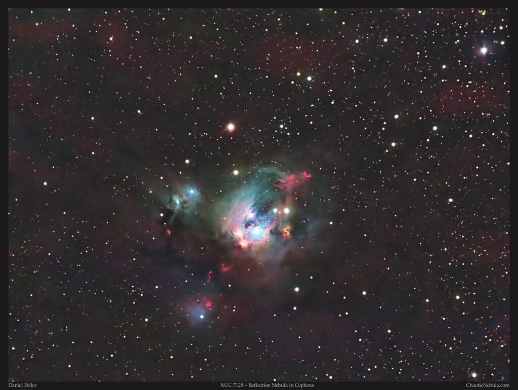 NGC 7129 - Reflection Nebula in Cepheus