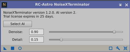 NoiseXTerminator Configuration