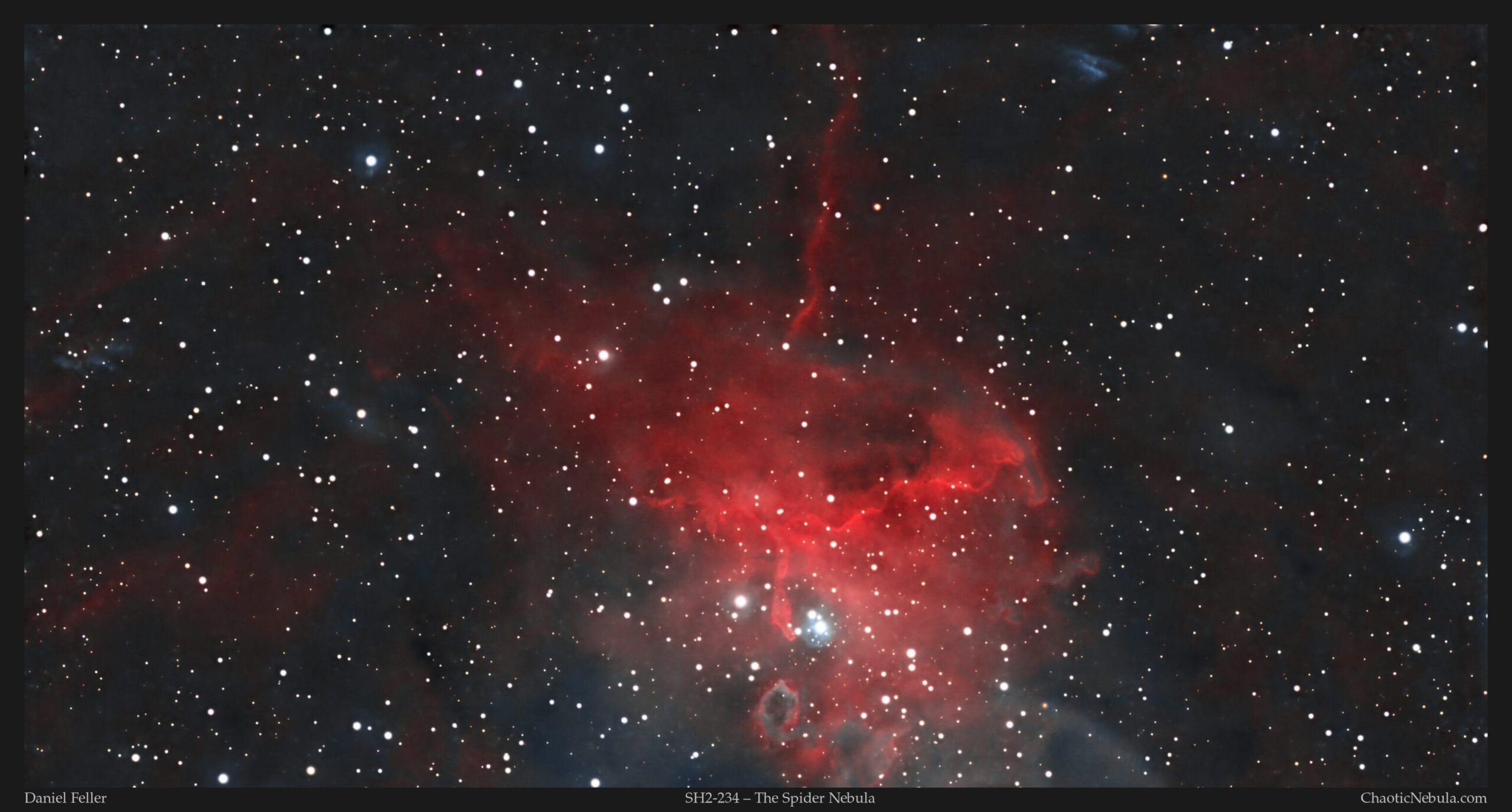 A Stellar Nursery in the Spider Nebula (IC417, SH2-234)