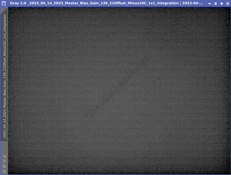 Astrophotography Bias Frames Creation Process