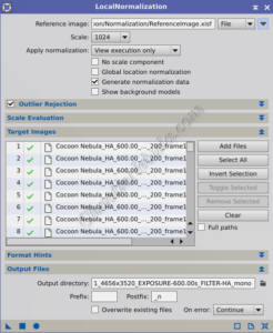 Local Normalization - Basic Settings