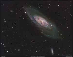 Read more about the article Messier 106 (M106): Adding Hydrogen-Alpha Data to the Galaxy Astrophoto