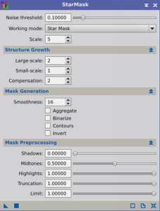 PixInsight Star Mask Process