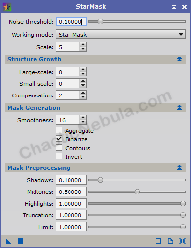 Star Mask Config - Small Stars