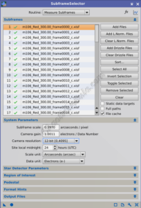 Subframe Selector - Measure Subframes