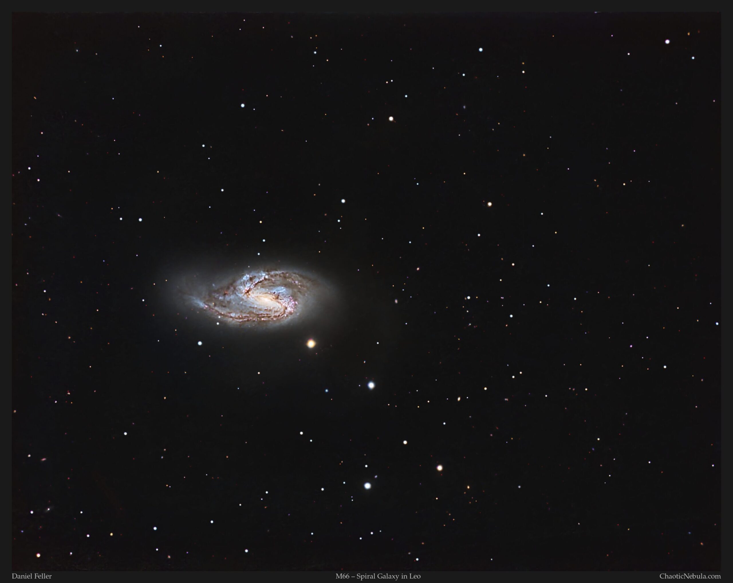 Read more about the article M66 – An intermediate spiral galaxy in Leo
